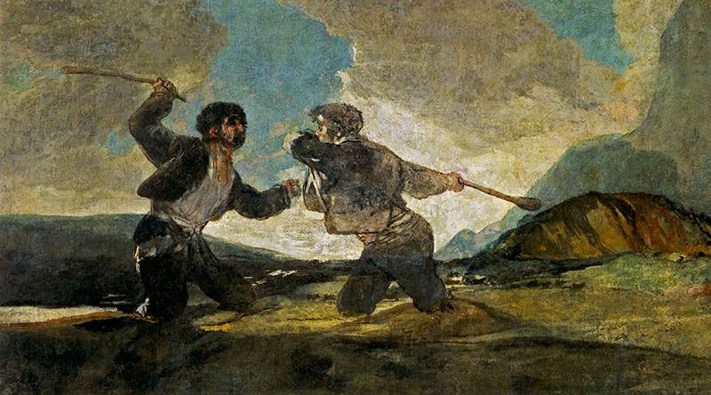 'Duelo a garrotazos', de Goya