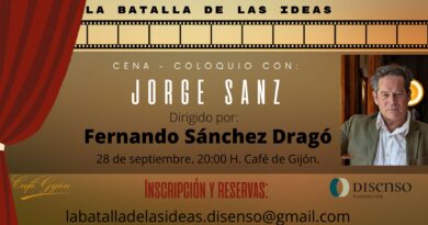 «La batalla de las ideas»: cenas-coloquio dirigidas por Fernando Sánchez Dragó